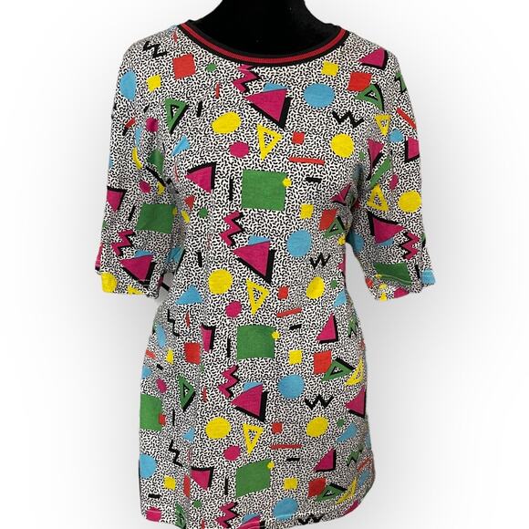 Fresh Prints Of Bel Air Graphic Print T-Shirt Unisex XL Multicolored Geometric - Picture 1 of 11